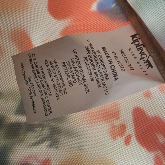 Kipling Alvar Crossbody Bag HB6492 in Funky Flower C Floral Print Purse - Picture 4 of 4